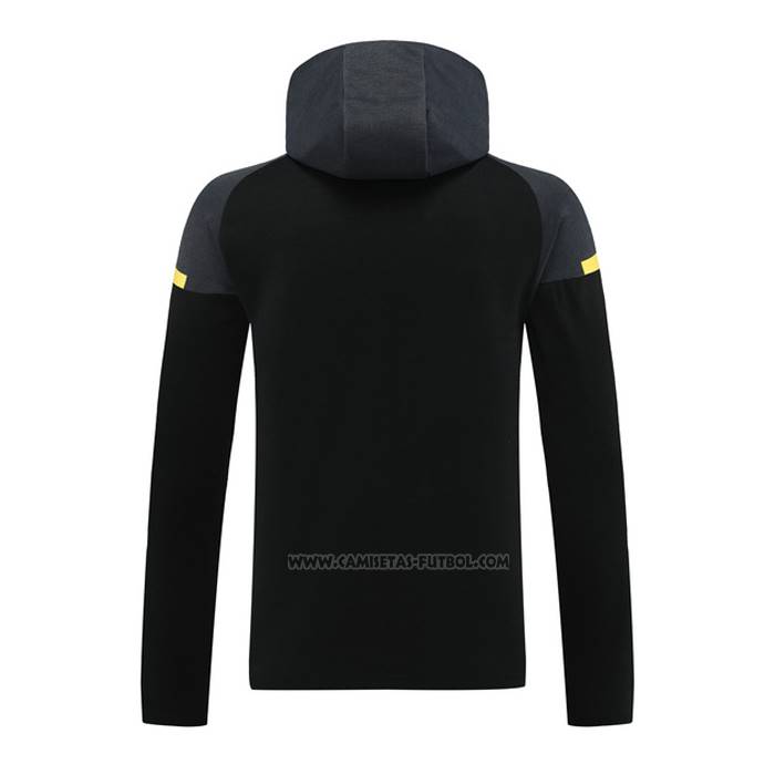 Chaqueta con Capucha del Borussia Dortmund 2024-2025 Negro